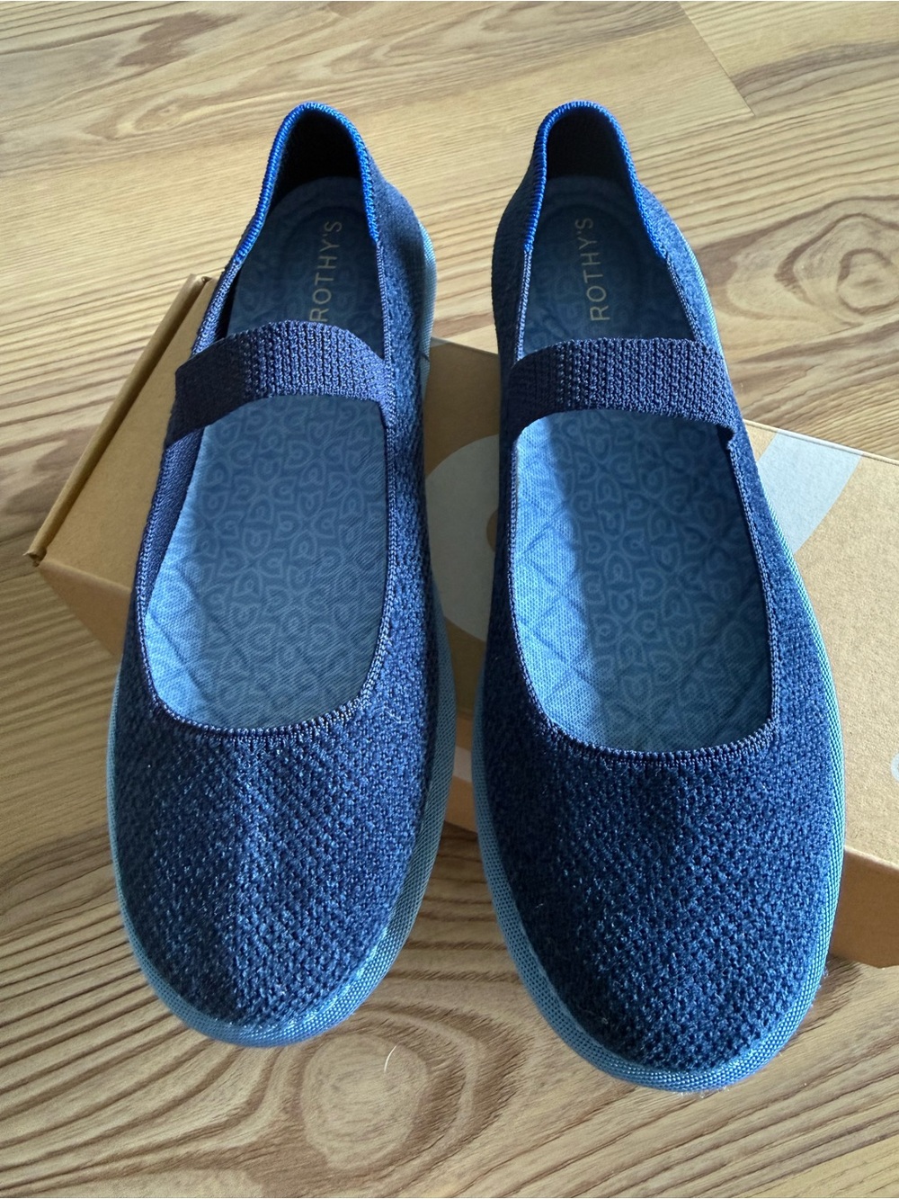 Rothy’s Cruiser Mary Jane - Velvet Navy Size 8 - Picture 3 of 7